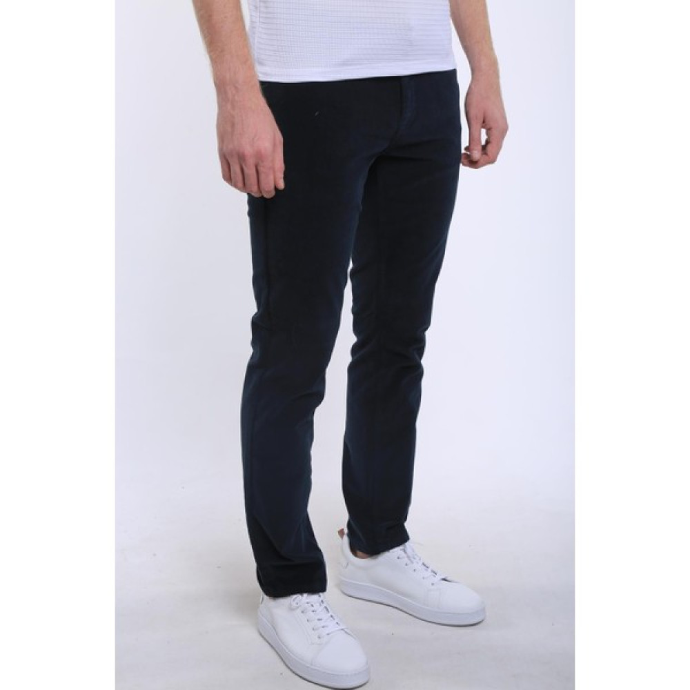 İntersivin Slim Fit Pamuklu Lacivert Kadife Erkek Pantolon Erkek Pantolon Fiyatı