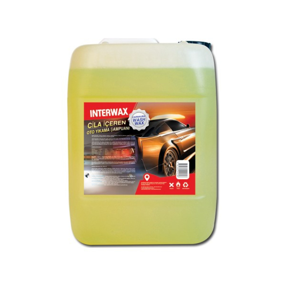 Interwax Cilalı Oto Yıkama Şampuanı 25 kg Oto Yıkama Ürünleri Fiyatı