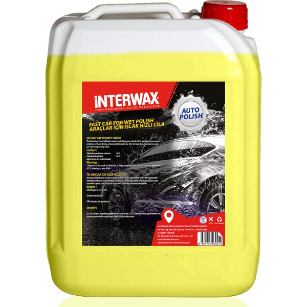Interwax Hızlı Cila 5 kg Oto Bakım & Temizlik Ürünleri Fiyatı