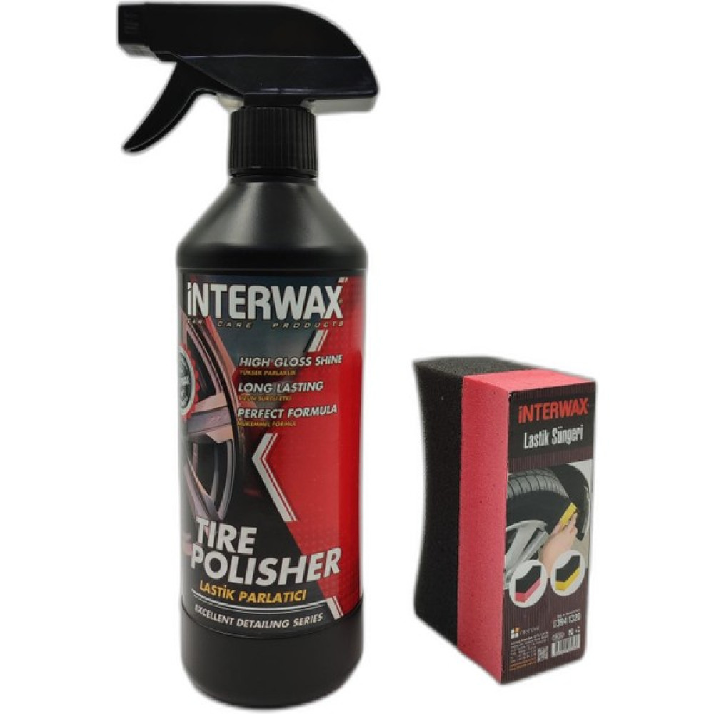 Interwax Lastik Parlatıcı 500 ml & Lastik Süngeri Oto Boyaları Fiyatı