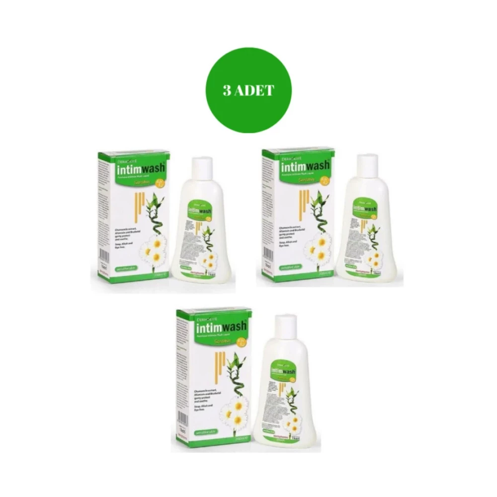 Intim Wash Sensitive 200 Ml (3Adet) Genital Bölge Temizliği Fiyatı