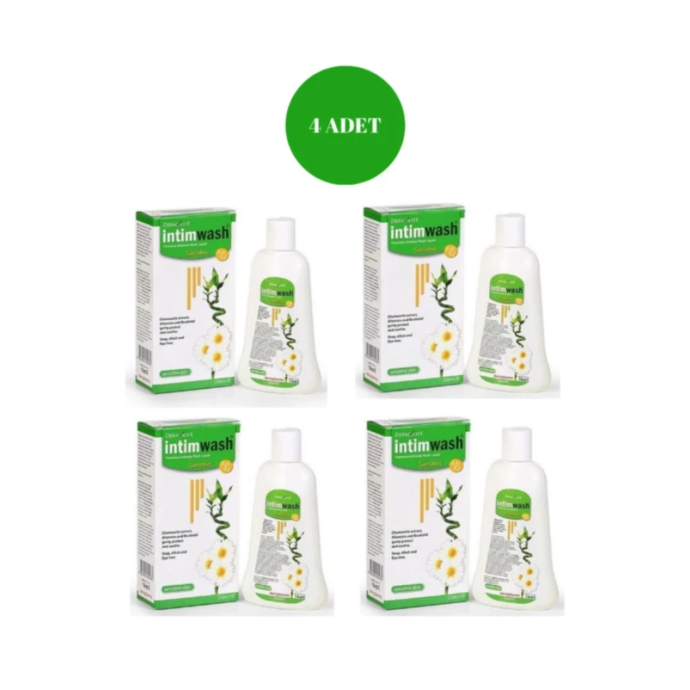 Intim Wash Sensitive 200 Ml (4Adet) Genital Bölge Temizliği Fiyatı