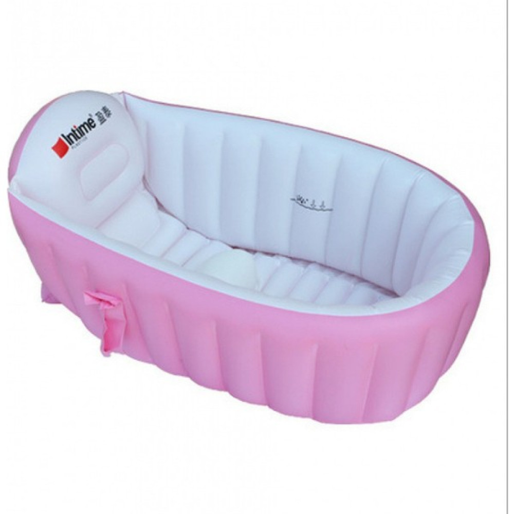 Intime Çocuk Bebek İçin Şişme Küvet (Yurt Dışından) - Pembe - 3 Yaş Bebek Banyo Küveti Fiyatı