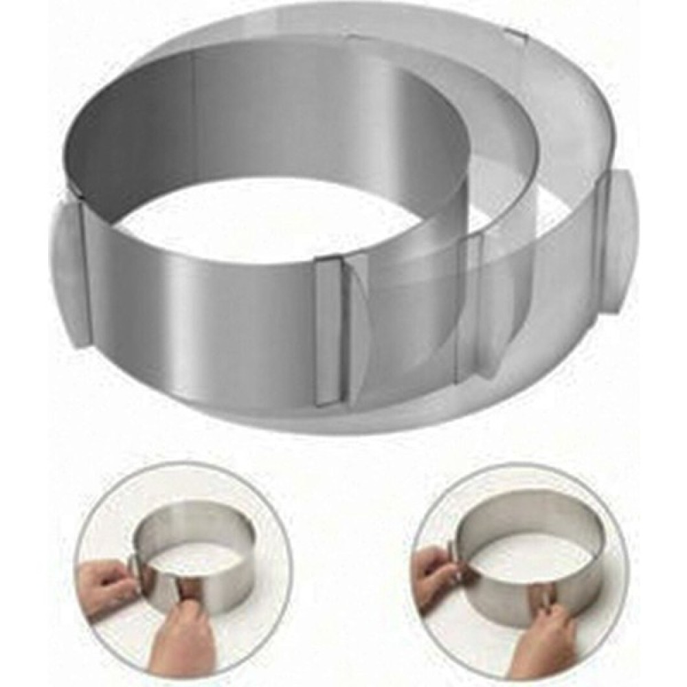 İntime Uvarlak Ayarlanabilir Pasta Kek Pandispanya Kalıbı 9Cm Cake Mold, Stainless Steel Kek Kalıpları Fiyatı