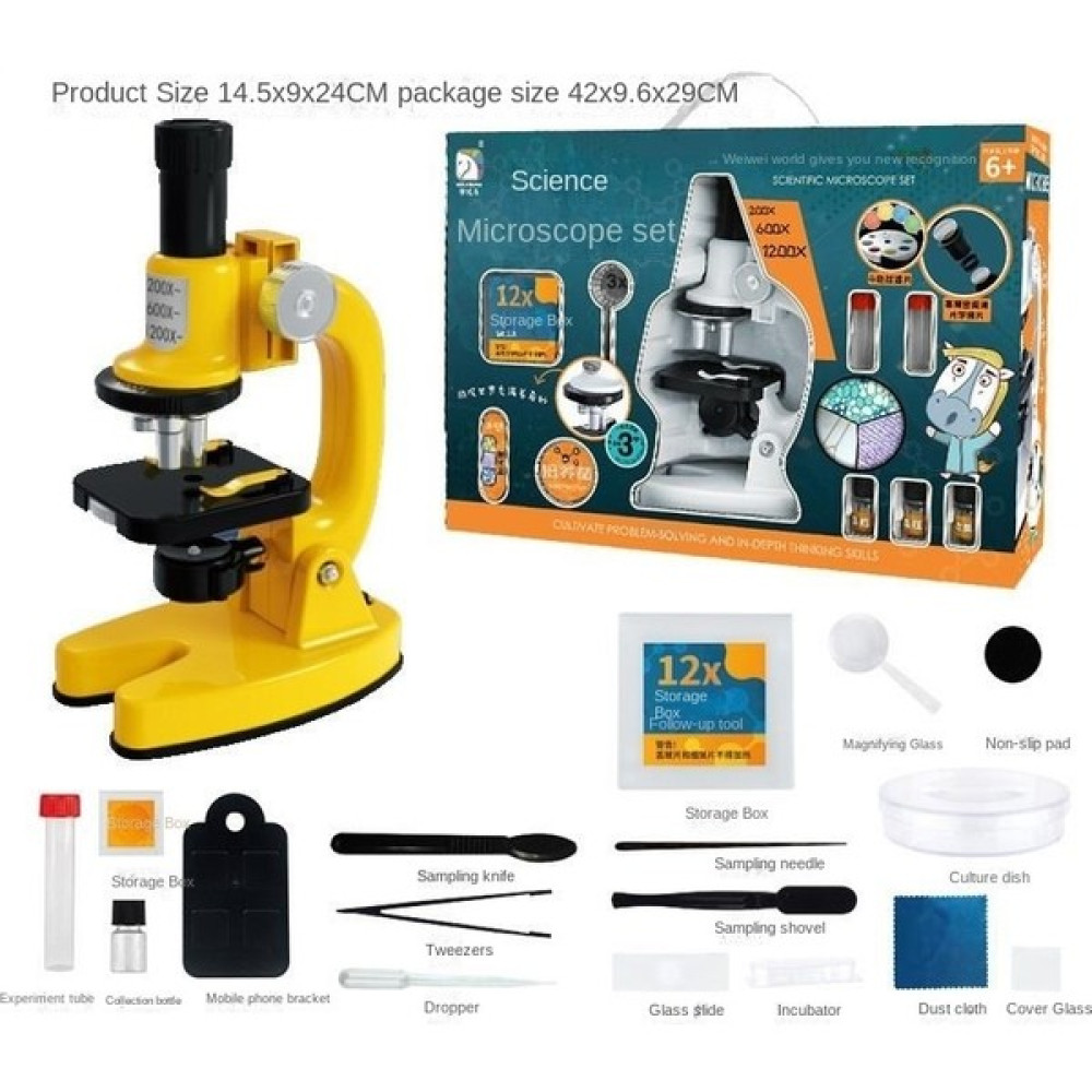 Intragdou Çocuklar Hd 1200x Mikroskop Oyuncak Seti (Yurt Dışından) Mikroskop Fiyatı