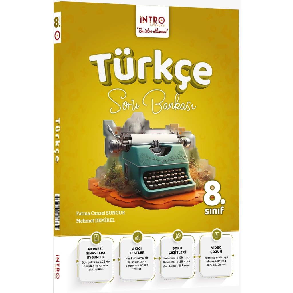 Intro Yayınları 8. Sınıf Türkçe Soru Bankası Diğer Fiyatı