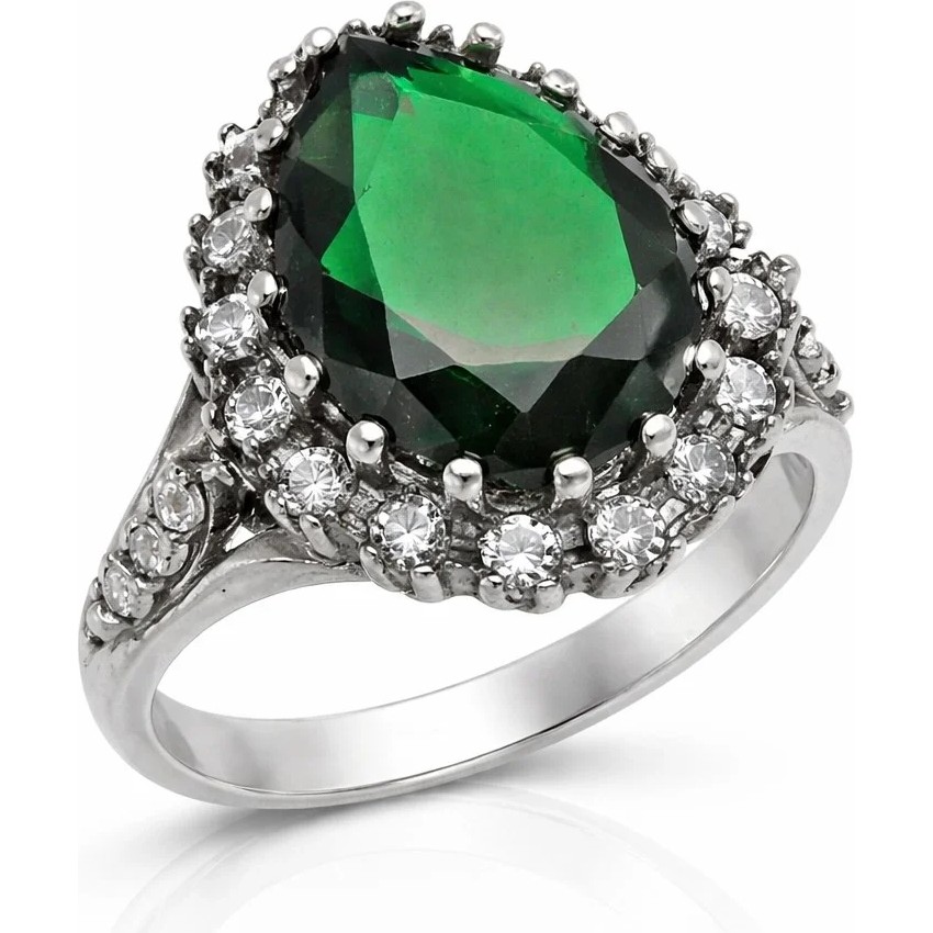 Inure Jewelry Gümüş Hürrem Sultan Bayan Yüzük - Renkli - 12 Gümüş Yüzük Fiyatı