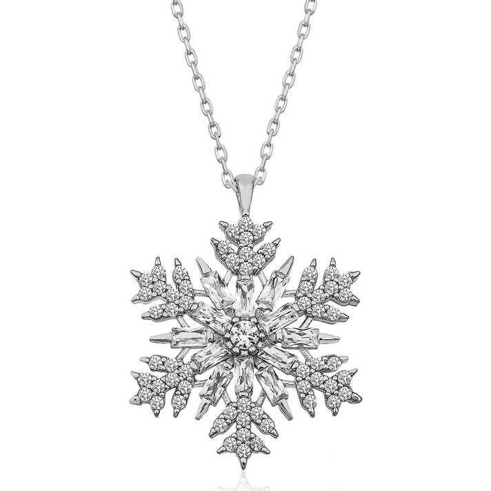 Inure Jewelry Gümüş Kar Tanesi Kolye Gümüş Kolye Fiyatı