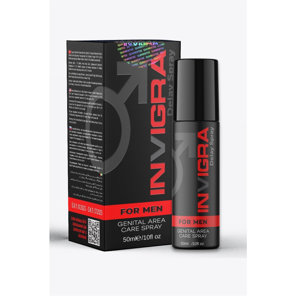 INVIGRA Formen Sprey Spray 50ml A-A Kalite 160-170 Kullanımlık INSP67 Kayganlaştırıcı Jel Fiyatı