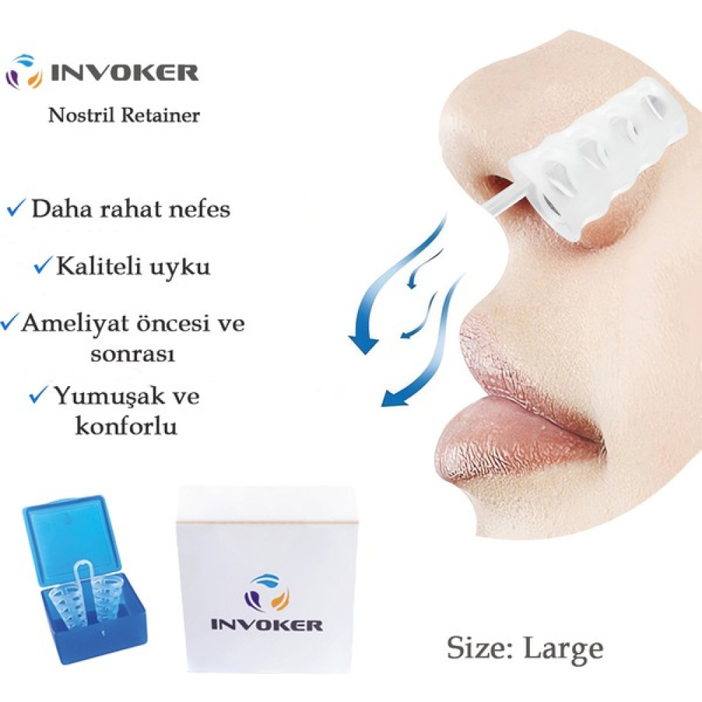 Invoker Burun İçi Silikon Aparatı - Steril Taşıma Kutulu - Large Sağlık / Bakım / Kozmetik Fiyatı