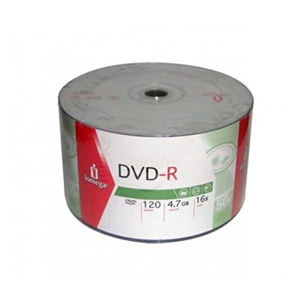 Iomega Dvd-R 4.7Gb 120 Dk 16X 50 Adet Orjinal CD / DVD Aksesuarları Fiyatı