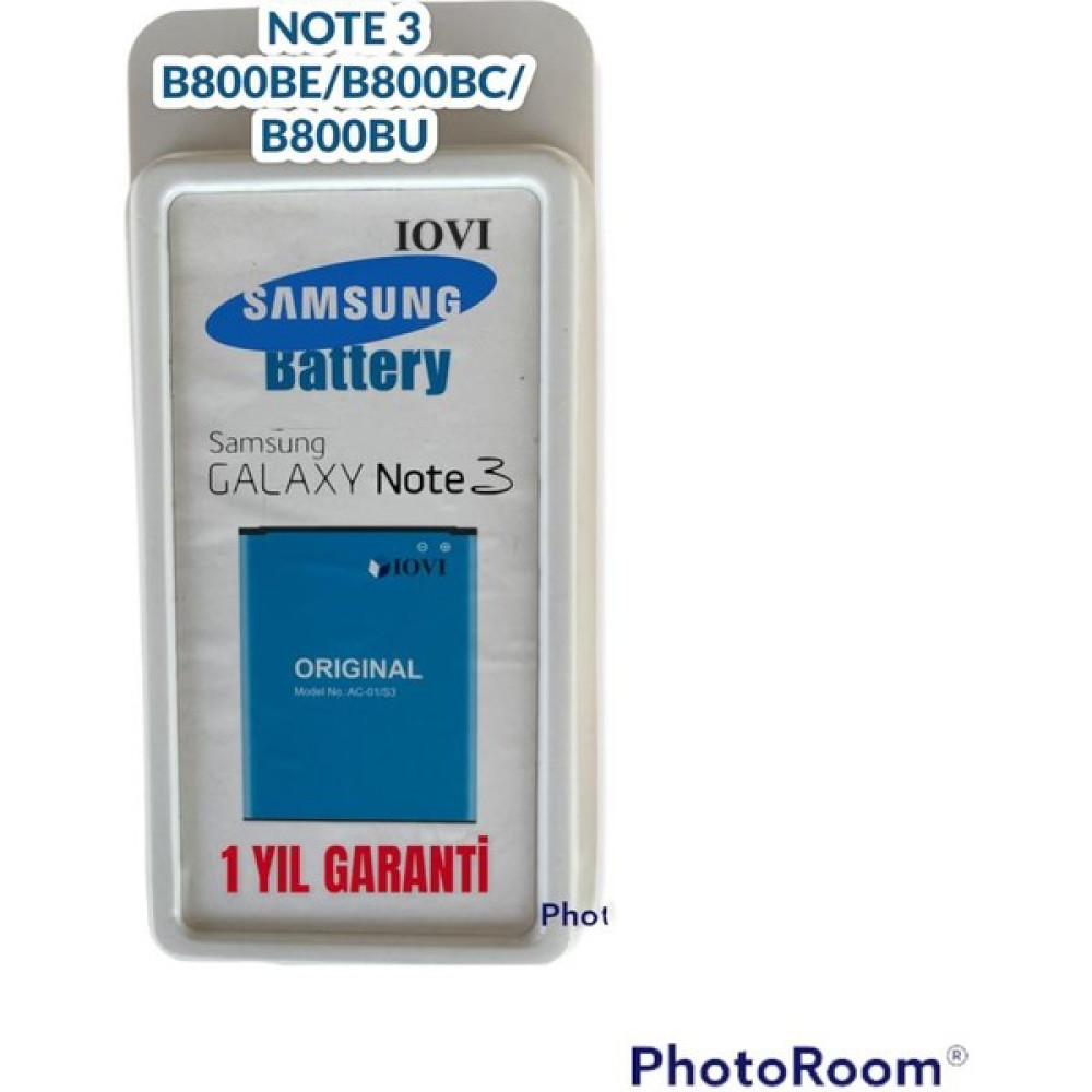 IOVI Samsung Galaxy Note 3 N9000 Batarya EB-B800BEBECWW Yüksek Performans Oto Boyaları Fiyatı