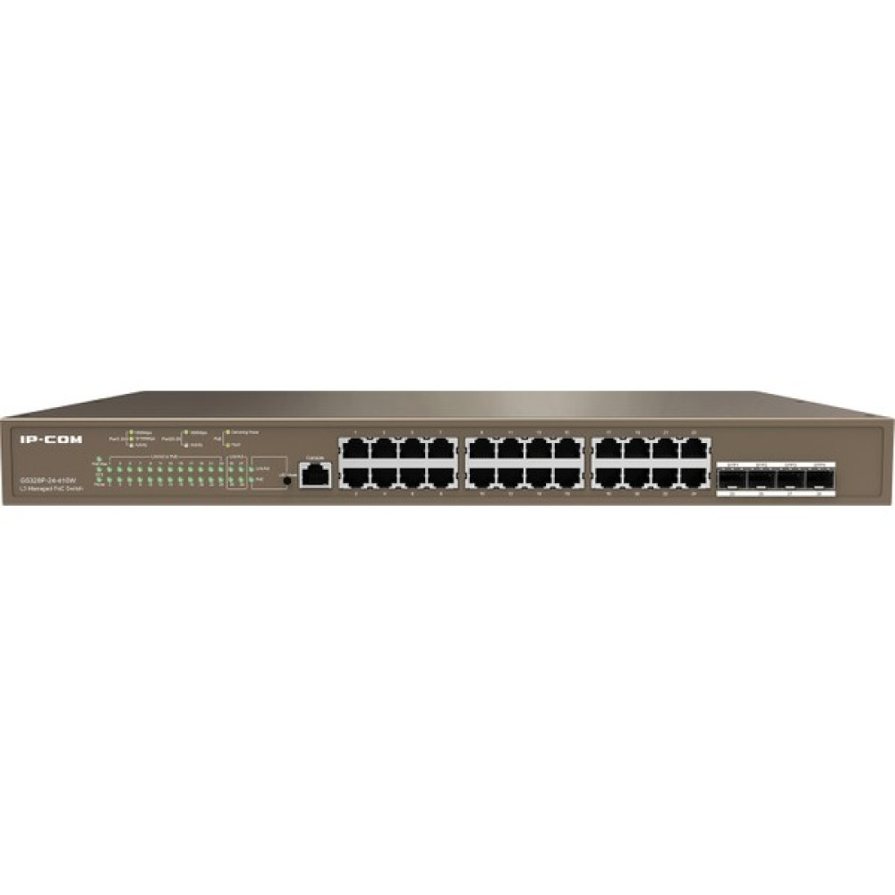 Ip-Com G5328P-24-410W Managed,l3, 24GE RJ45 Ports Poe,4ge Sfp Ports,poepwr BUD.370W Rack Mountable Hub & Switch Fiyatı