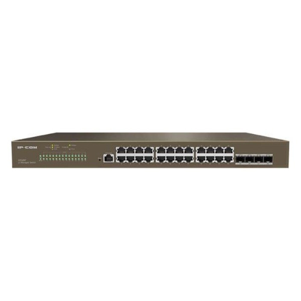 IP-Com Ipcom G5328F 24 Port Gıgabıt + 4X1GB Sfp Uplınk L3 Yöneti̇lebi̇li̇r Rackmount Swıtch Hub & Switch Fiyatı