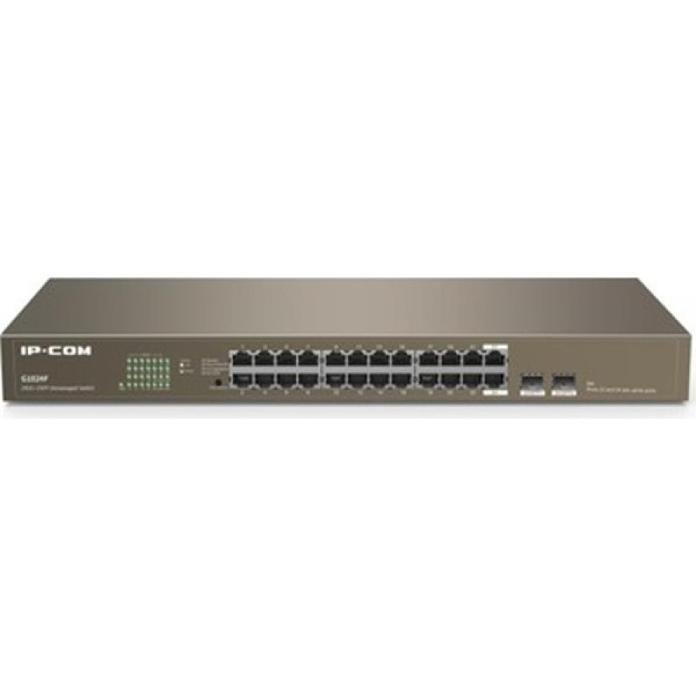 IP-Com Ipcom IPG1024F 24 Port Gıgabıt + 2X1GB Sfp Uplınk Rackmount Swıtch Hub & Switch Fiyatı