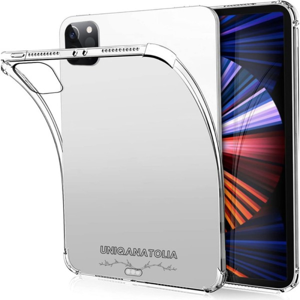 iPad Pro 12.9 Inç 2022 6.nesil Uyumlu Premium Şeffaf Silikon Kılıf Tablet Kılıfı Fiyatı