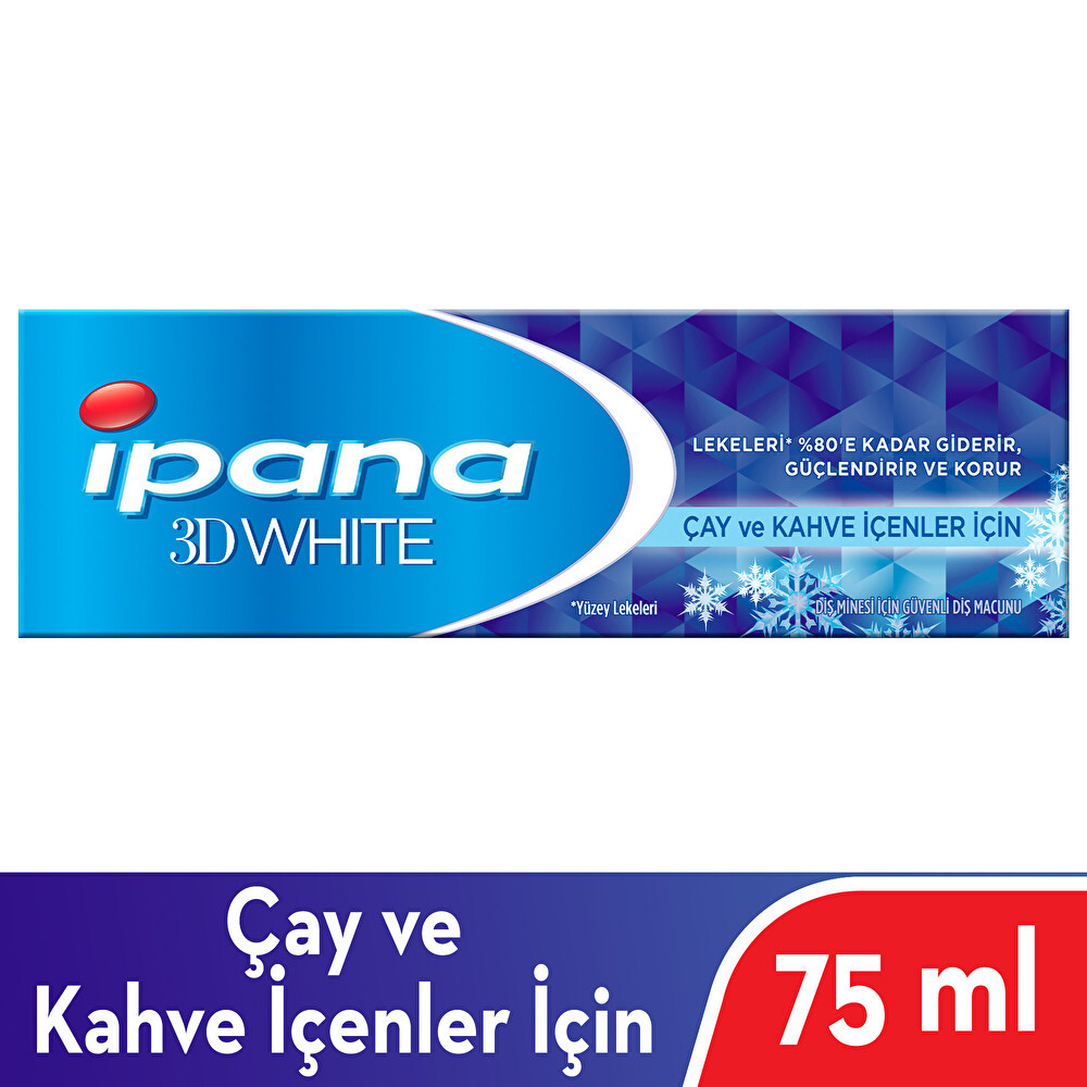 İpana 3 Boyutlu Beyazlık Diş Macunu Çay Ve Kahve İçenler İçin 75 ml Diş Macunları Fiyatı