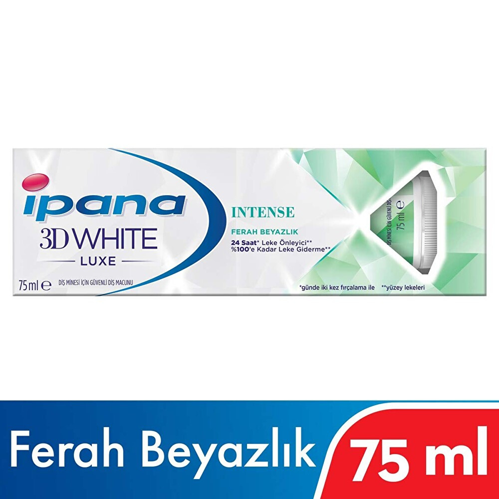 İpana 3DWhite Luxe Intense Diş Macunu 75 ml Diş Macunları Fiyatı