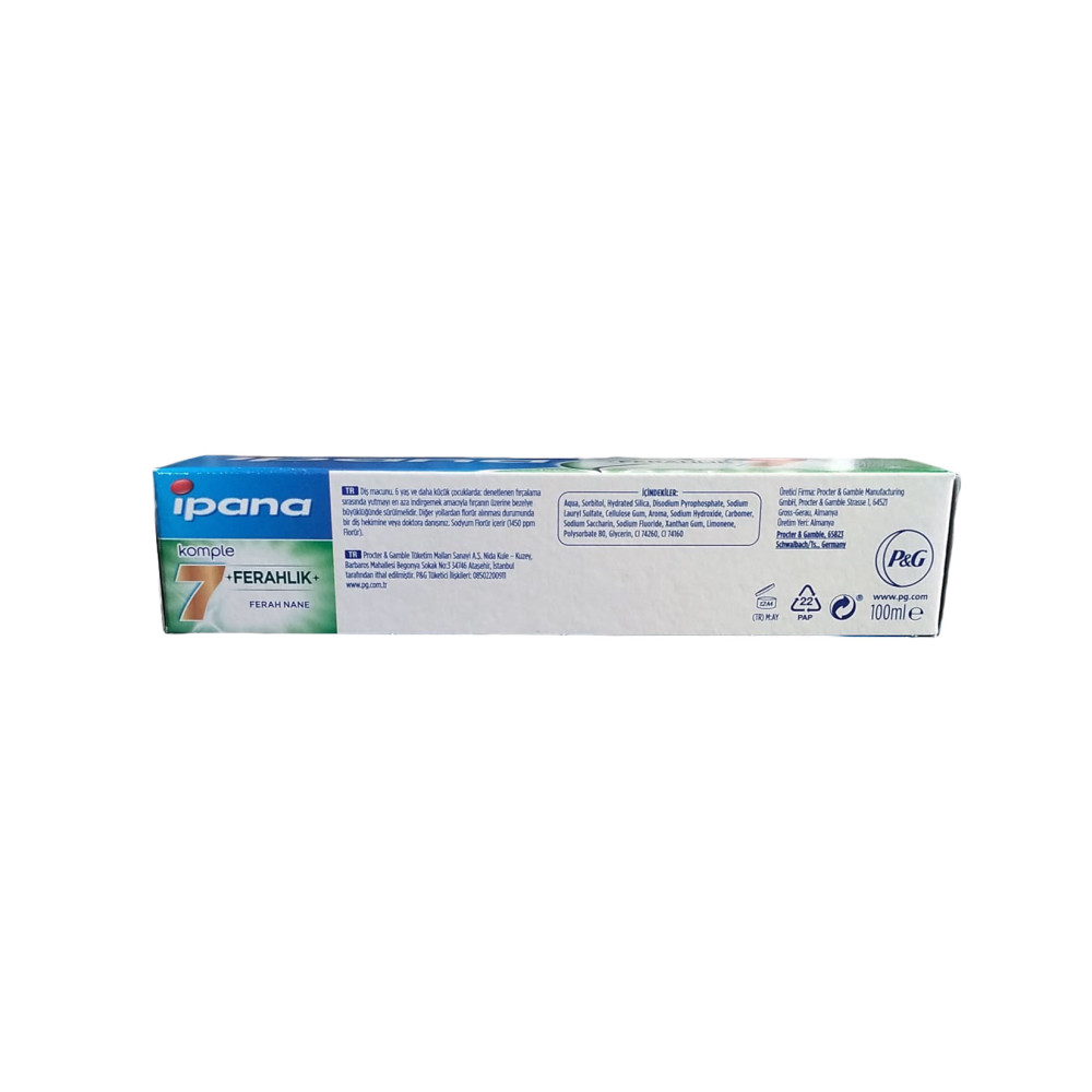 İpana Diş Macunu 100 ml Komple 7 Güçlü Ferahlık