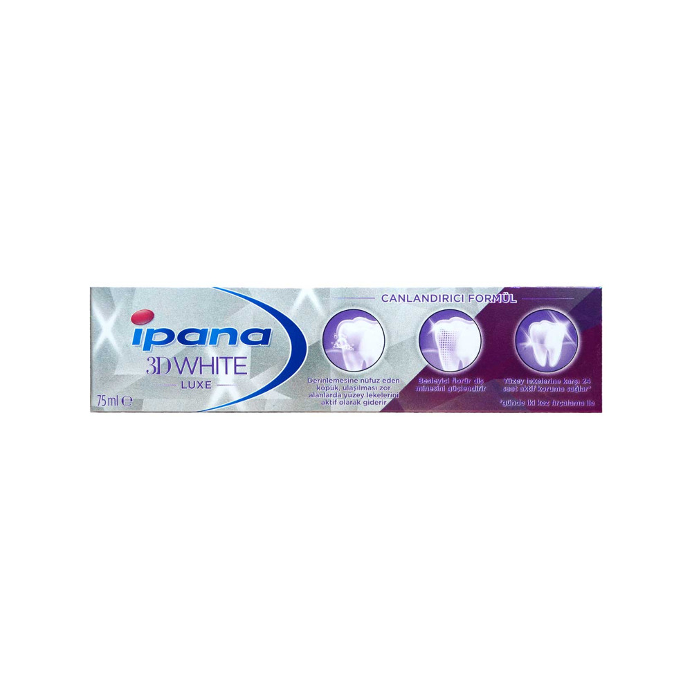 İpana Diş Macunu 75 ml 3D White Luxe Glamorous White