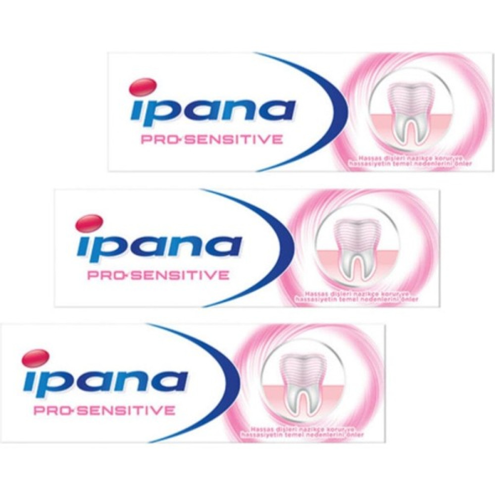 Ipana Pro Sensitive Diş Macunu 75 ml x 3 Adet Diş Macunları Fiyatı