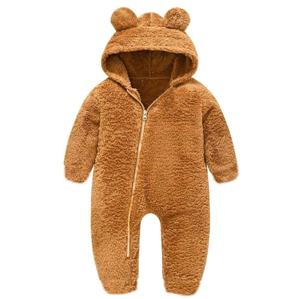 ipek atlas Unisex Ayıcık Peluş Çocuk Tulum 1 Yaş Beden Bebek Tulumu Fiyatı