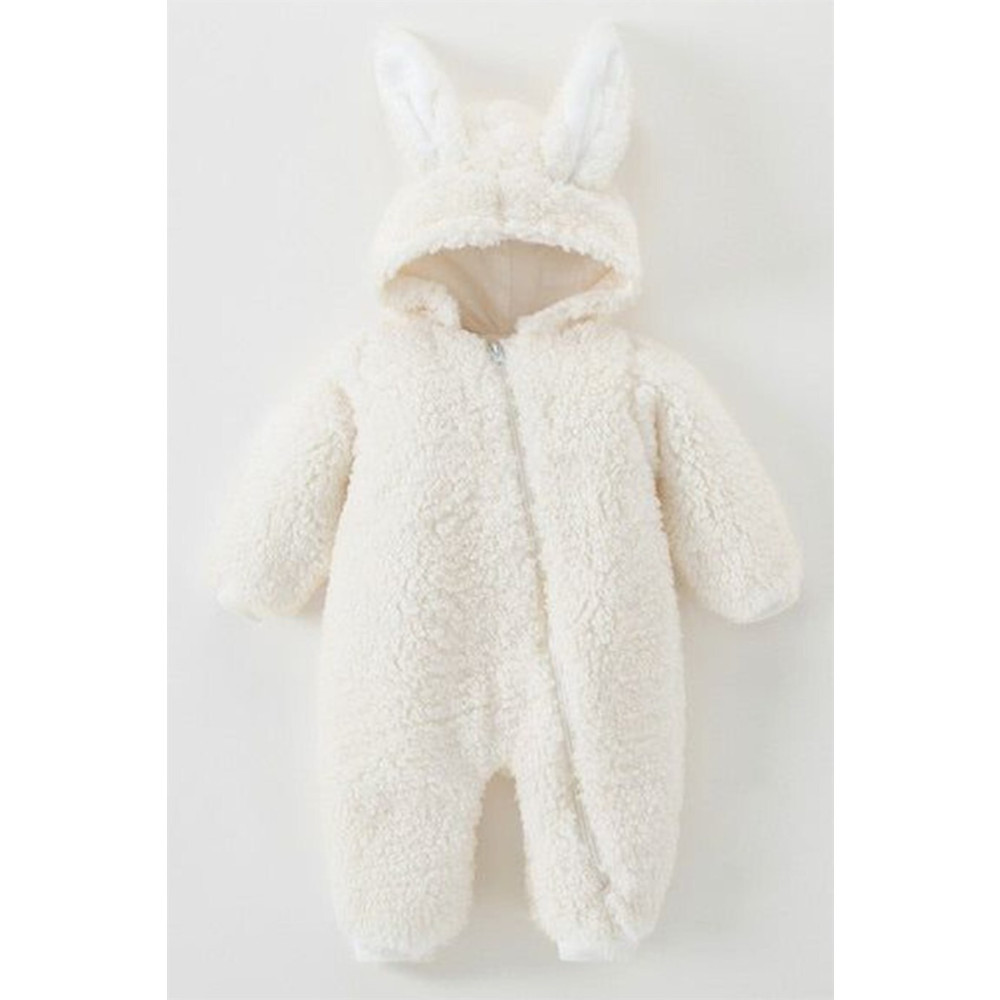 ipek atlas Unisex Tavşan Peluş Çocuk Tulum 3 Ay Beden Bebek Tulumu Fiyatı