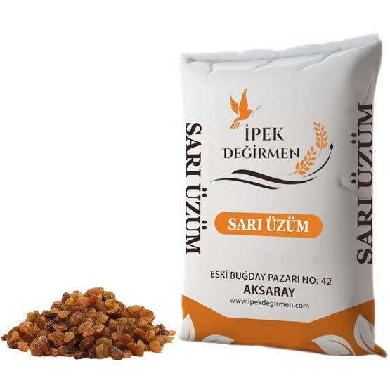 İpek Değirmen 5 kg Çekirdeksiz Sarı Kuru Üzüm Aşurelik Hoşaf