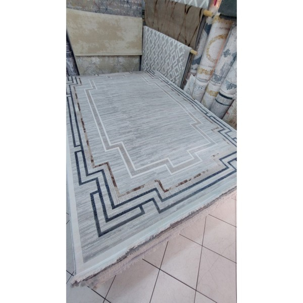 Ipek Halı Anisa 15950 200X300(6M2) Akrilik(Yün) Halı - Gri - Kahverengi - Lacivert - 200 x 300 cm Salon Halısı Fiyatı