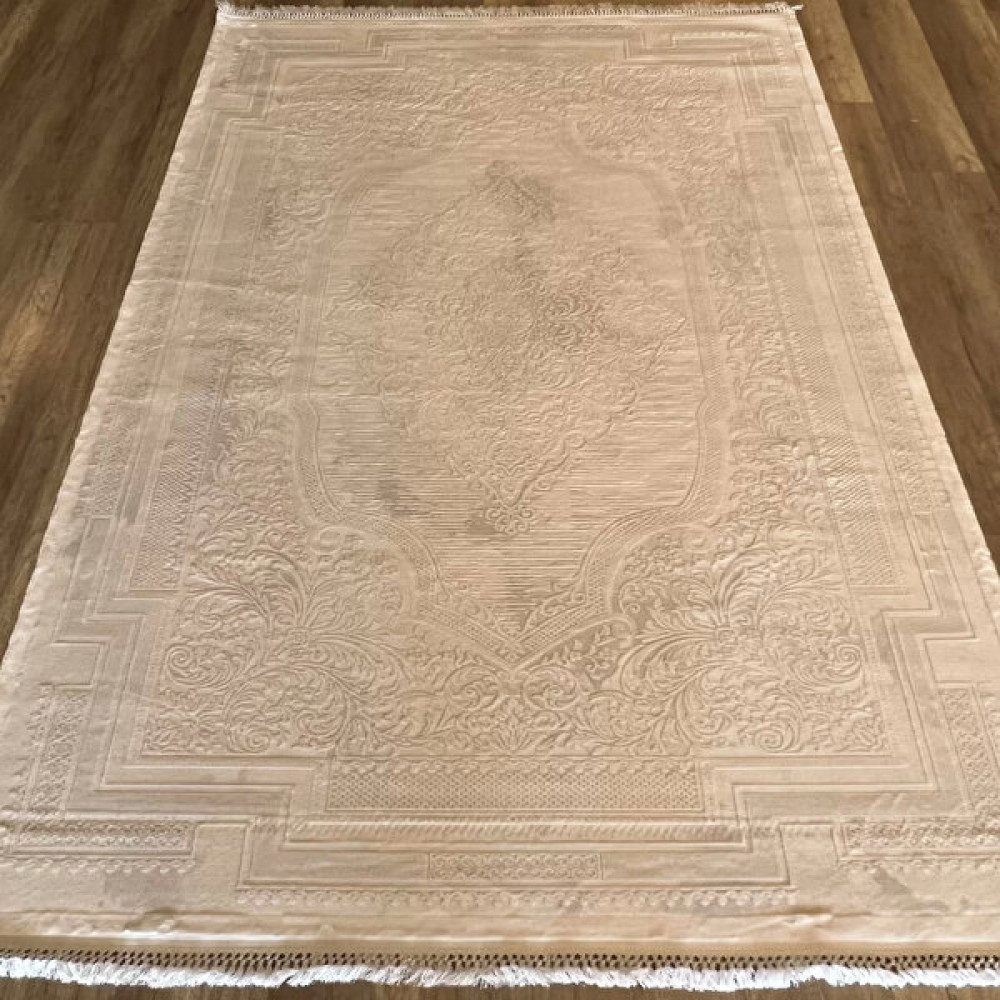 Ipek Halı Blossom 13453 Gri Beyaz Modern Salon Halısı - 200 x 300 cm - Gri - Beyaz Salon Halısı Fiyatı