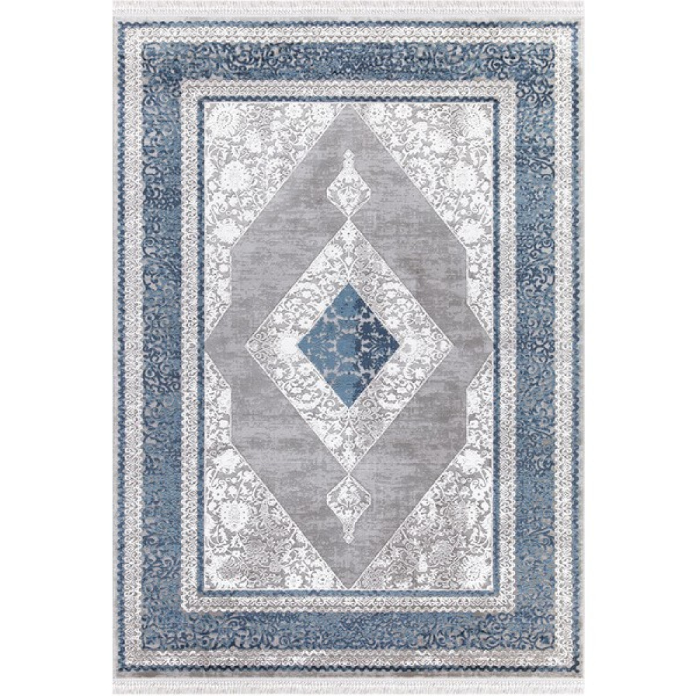İpek Halı Blossom 13609 Bambu - 160 x 235 cm - Mavi Salon Halısı Fiyatı