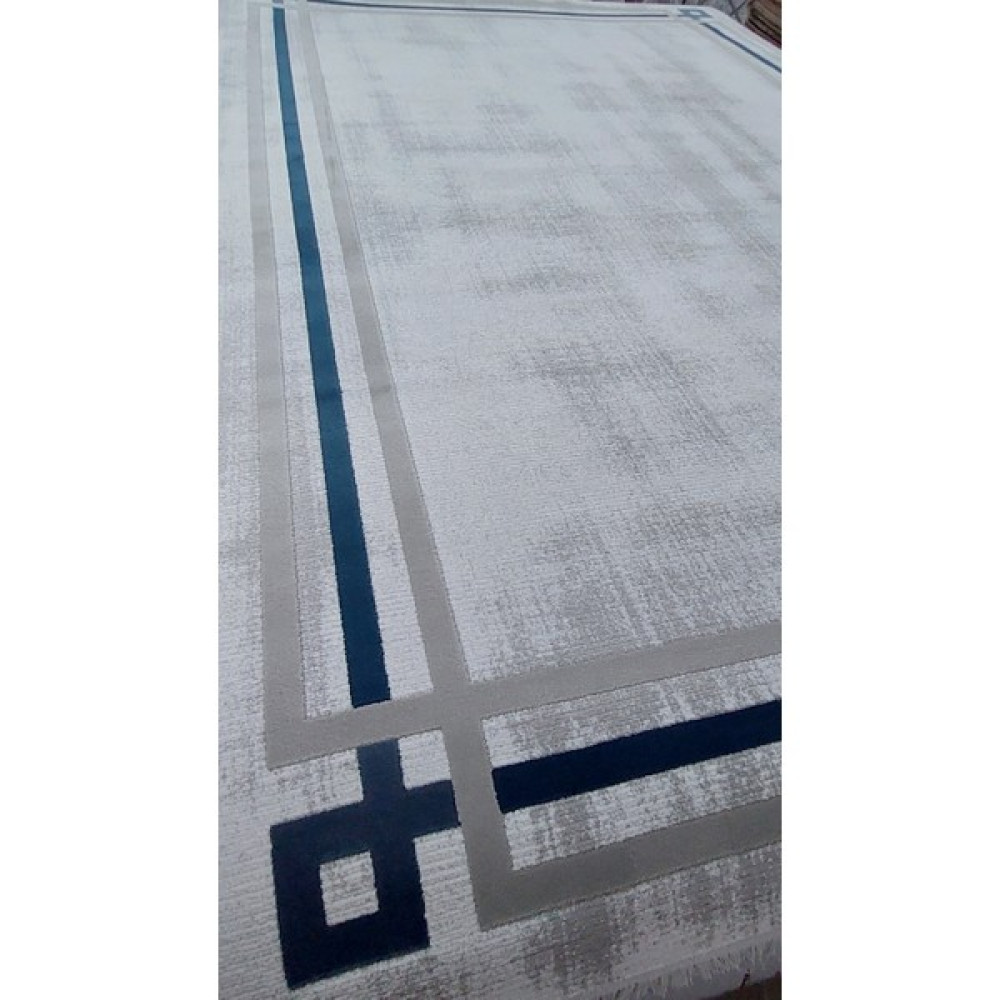 Ipek Halı Gaspara 14860 Akrilik(Yün) 200X300(6M2) Gri-Lacivert - 200 x 300 cm - Gri - Lacivert Salon Halısı Fiyatı