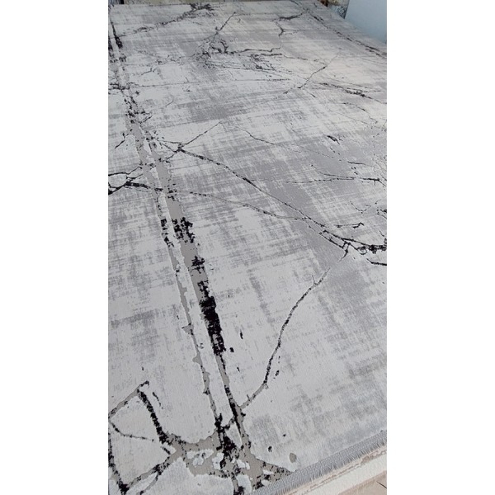 Ipek Halı Roxanne 17103 200X300(6M2) Akrilik(Yün) Dokuma Halı - 200 x 300 cm - Gri - Siyah Salon Halısı Fiyatı