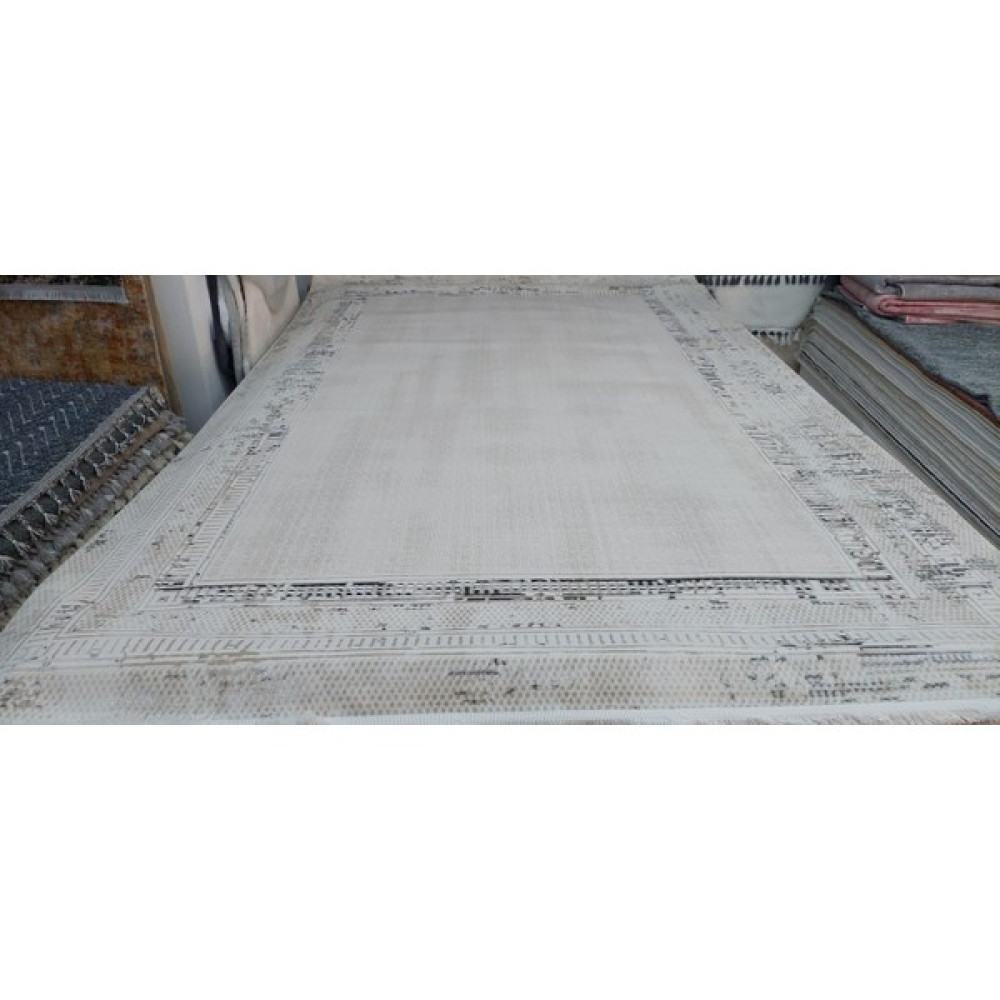 Ipek Halı Sihir Serisi 200X300(6M2) Makina Dokuması Halı - Kırık Beyaz - Mavi - 200 x 300 cm Salon Halısı Fiyatı
