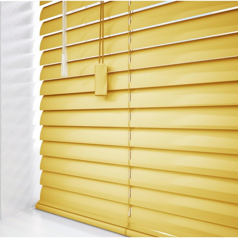 İpek Home Collection Aluminyum Jaluzi Perde 25 mm Vip Serisi Ithal - Sarı - 100 x 100 cm Jaluzi Perde Fiyatı
