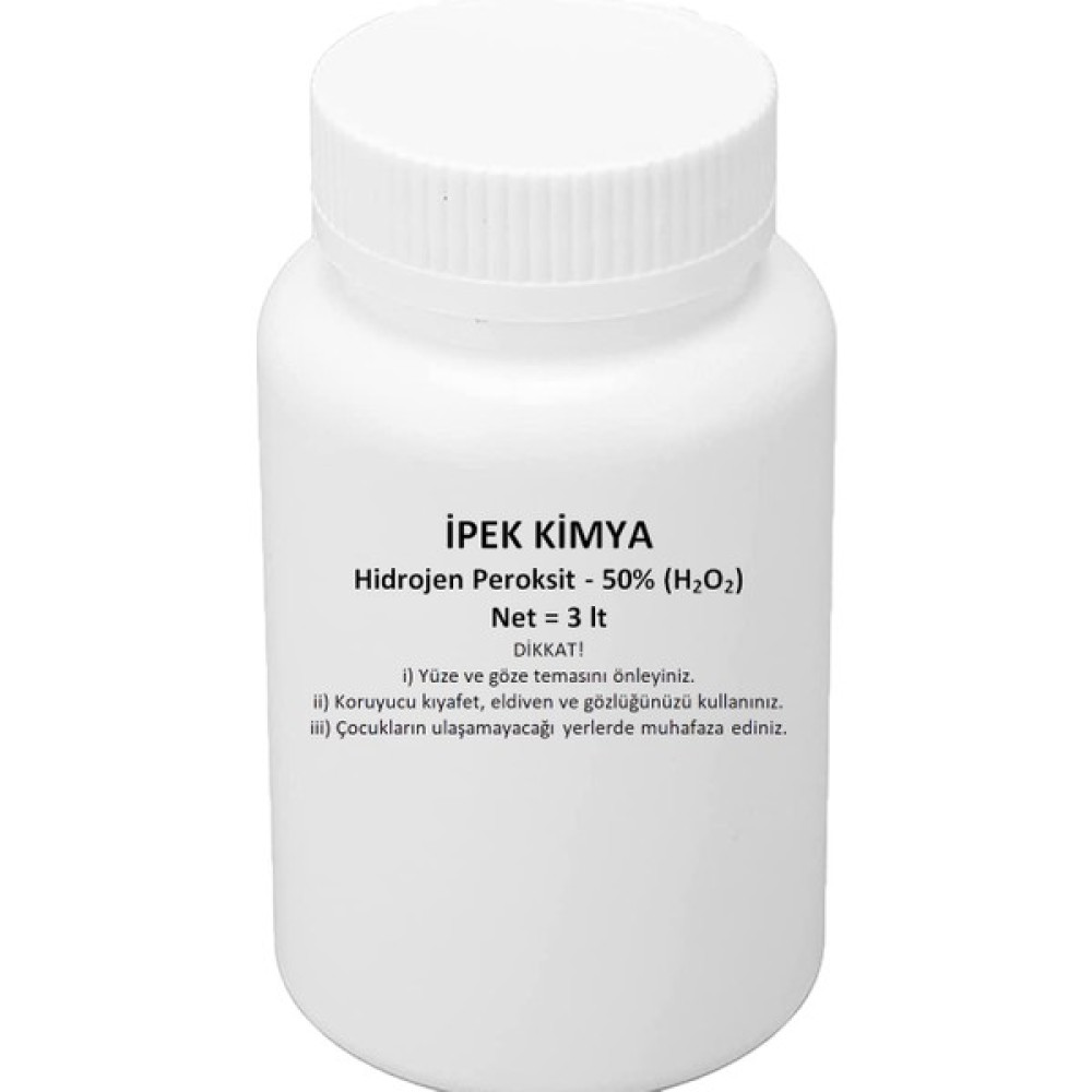 Ipek Kimya Hidrojen Peroksit Oksijenli Su %50 3 Lt Okul Malzemeleri Fiyatı