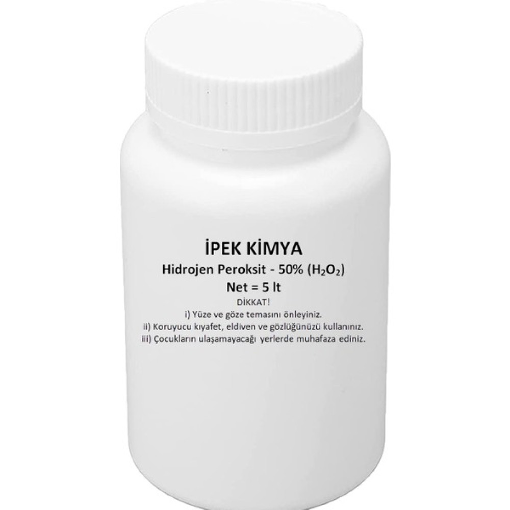 Ipek Kimya Hidrojen Peroksit|(%50)|5 Lt - 5 LT Nalburiye & Hırdavat Fiyatı