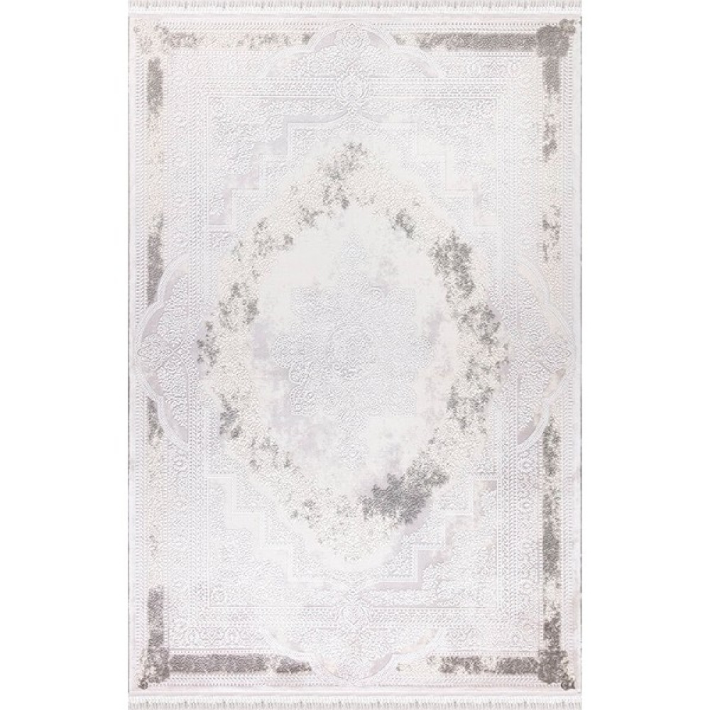 İpek Mekik Halı İpek Halı Blossom 13555 Salon, Mutfak, Oturma Odası, Çocuk Odası Halisi – İpek Mekik Hali - 80 x 150 cm - Kemik - Gri Salon Halısı Fiyatı