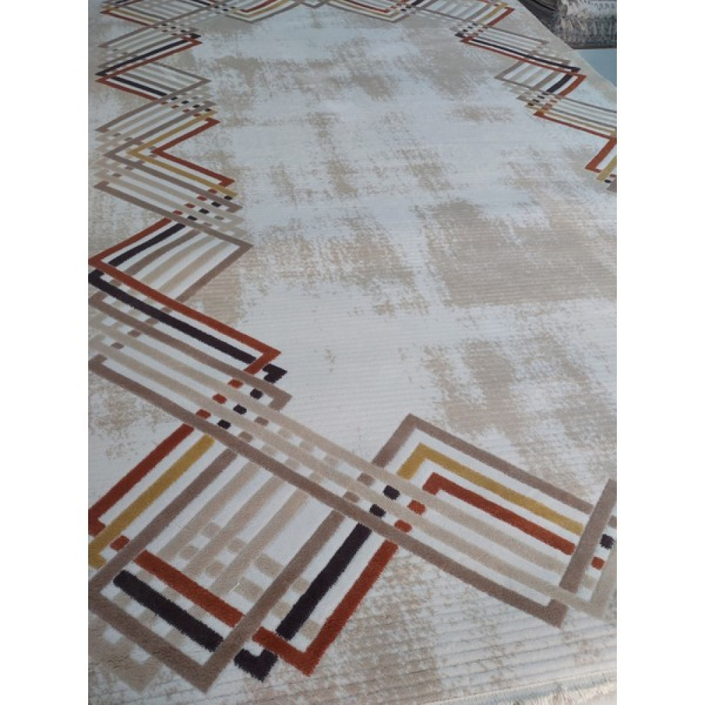 İpek Mekik Halı Ipek Halı Filiya 11504 Serisi Parlak Akrilik(Yün) Iplik 200X290(6M2) Dokuma Halı - Bej - Krem - 200 x 300 cm Salon Halısı Fiyatı