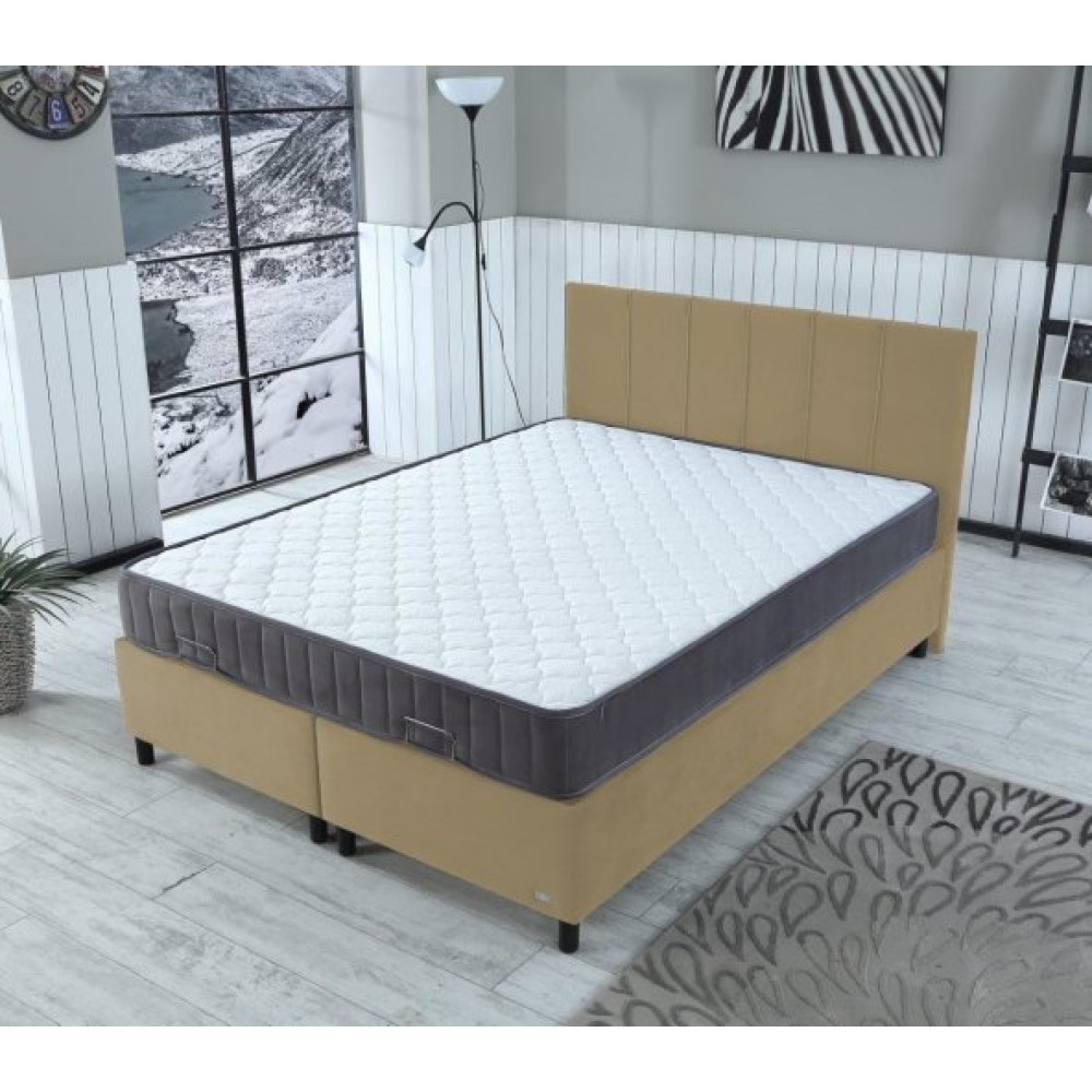 Ipek Mobilya Alto Set ( Baza + Baslik + Yatak) Renk Bej 120X200 Oda Mobilyası Takımı Fiyatı