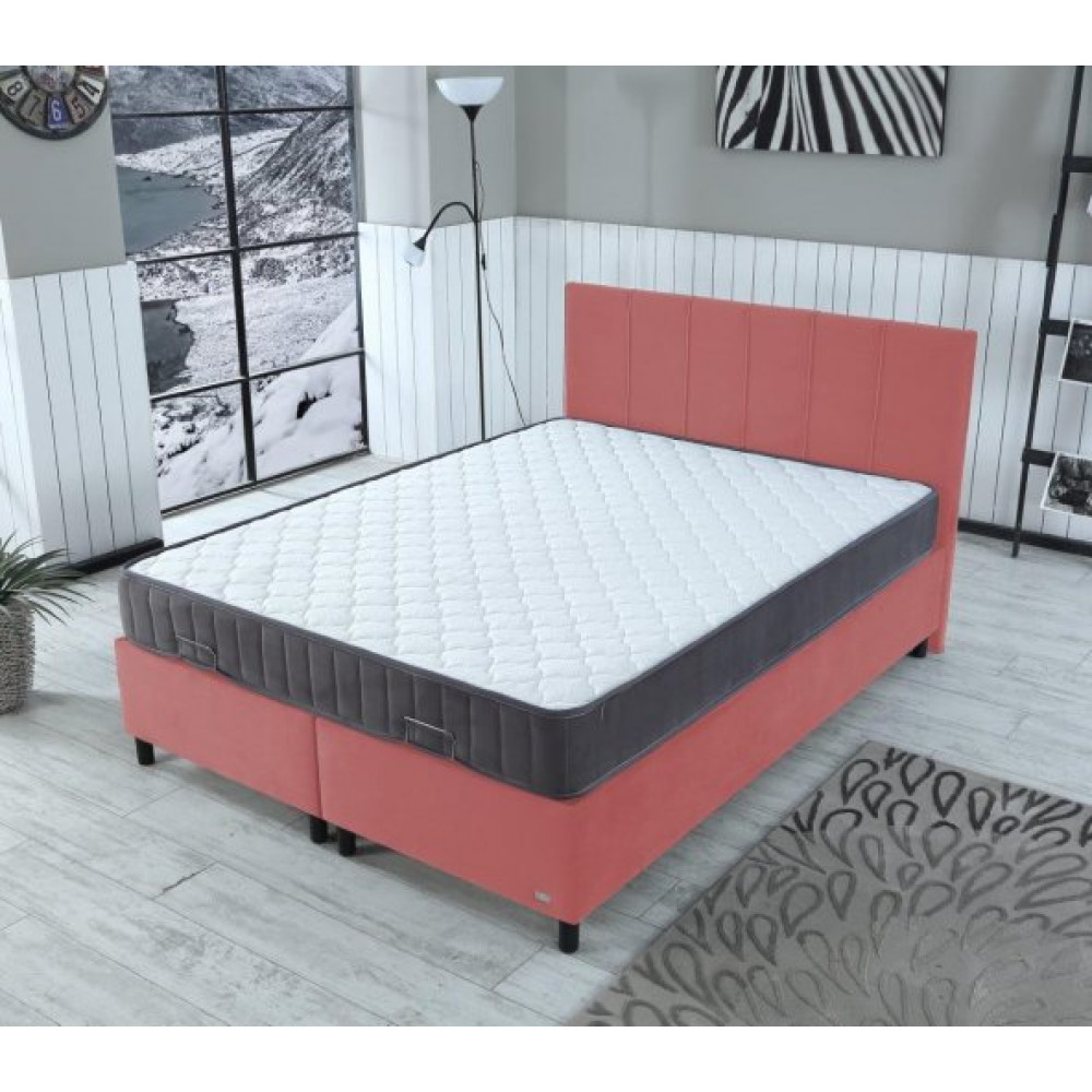 Ipek Mobilya Alto Set ( Baza + Baslik + Yatak) Renk Pembe 90X190 Oda Mobilyası Takımı Fiyatı
