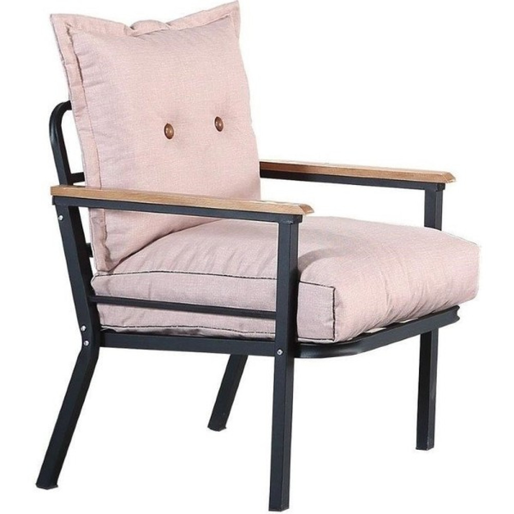 Ipek Mobilya Neta Balkon, Bahçe, Cafe - Tek Kişilik Metal Koltuk - Pembe Bahçe Mobilyası Takımı Fiyatı