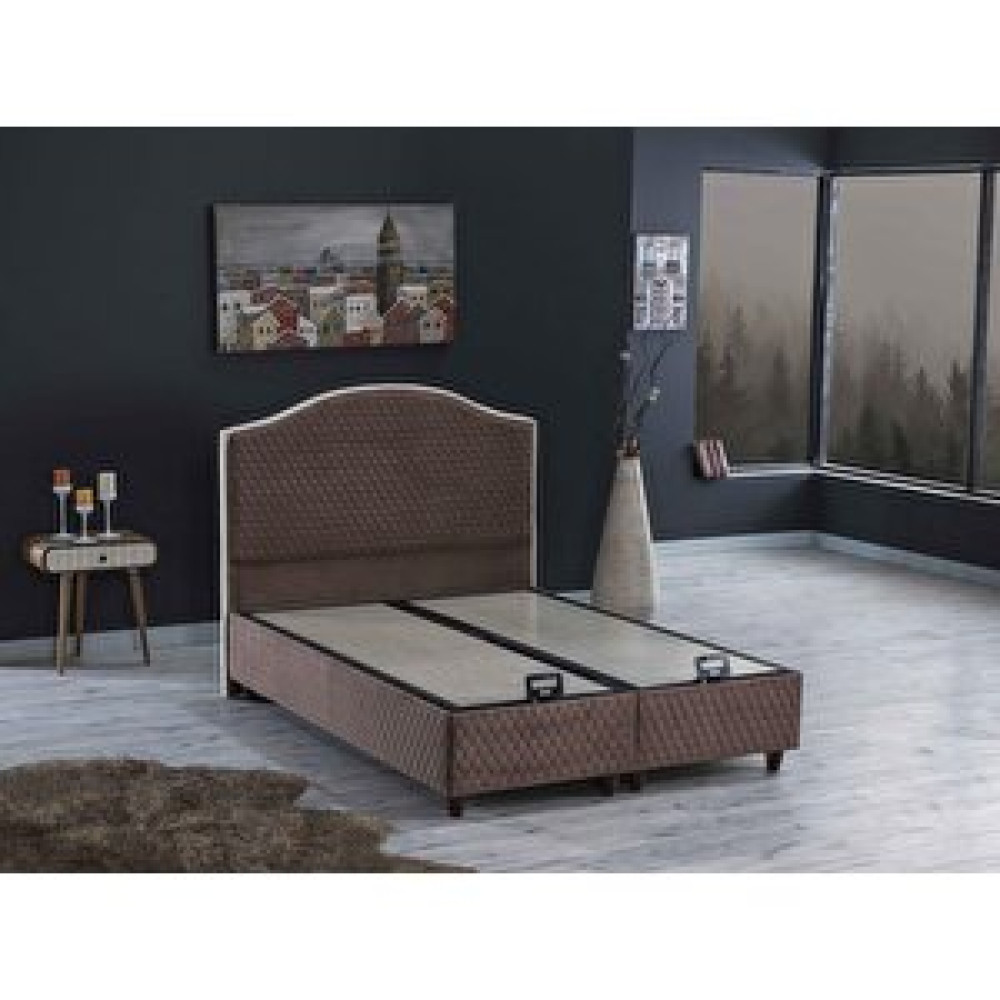 İpek Mobilya Starmaks 2'li Set (baza + Başlık) Çift Kişilik (sütlü Kahve) 160x200 Baza Fiyatı