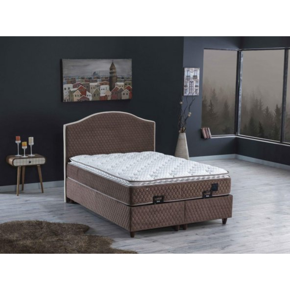 Ipek Mobilya Starmaks Ikili Set ( Baza + Baslik) Cift Kisilik ( Sutlu Kahve) 160X200 Oda Mobilyası Takımı Fiyatı