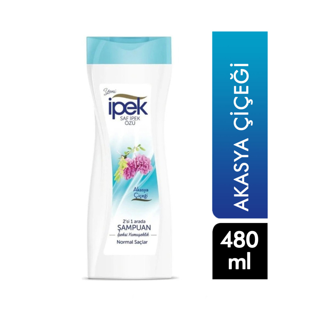 İpek Şampuan 480 ml Normal saçlar için 2 si 1 arada Akasya Özlü Şampuan ve Saç Kremi Fiyatı