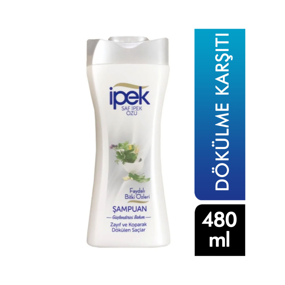 İpek Şampuan 480 ML Zayıf ve Koparak Dökülen Saçlar İçin Bitki Özlü Şampuan ve Saç Kremi Fiyatı