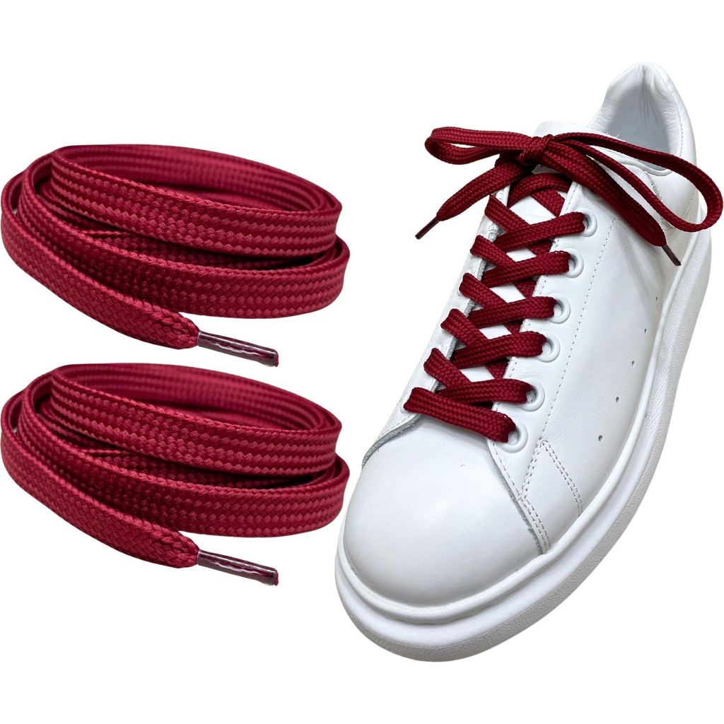 İpekbazaar Exclusive 120 cm Yassı Spor Ayakkabı Bağcığı, Çift Katmanlı Örgülü Sneakers Bağcık, 1 Çift Ayakkabılar ve Çantalar Fiyatı