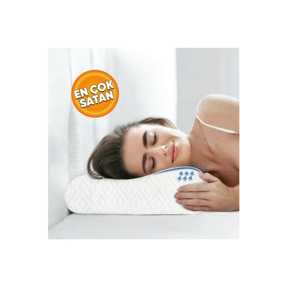 ipekbazaar Medikal Ortopedik Visco Boyun Destekli Ergonomik Yastık 35*50*10 Ortopedik Ürünler Fiyatı