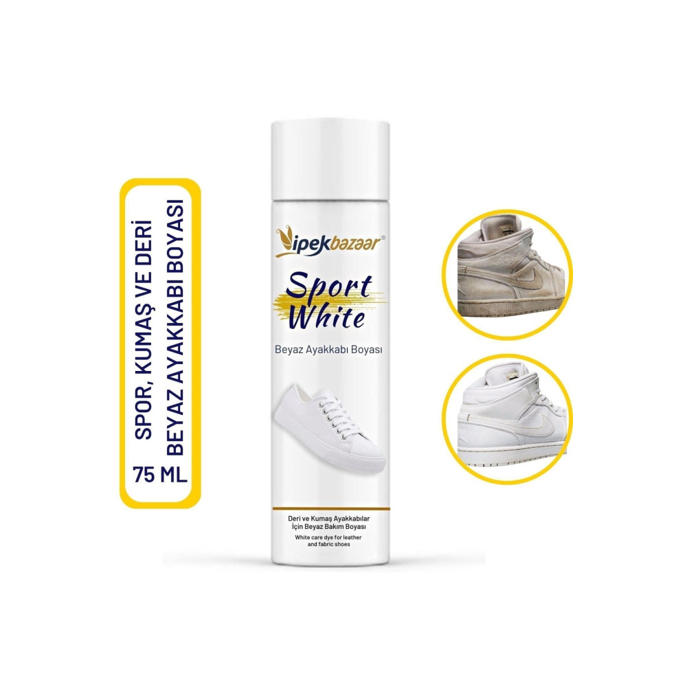 ipekbazaar Sport White Beyaz Ayakkabı Boyası 75 Ml Deterjan ve Temizlik Ürünleri Fiyatı