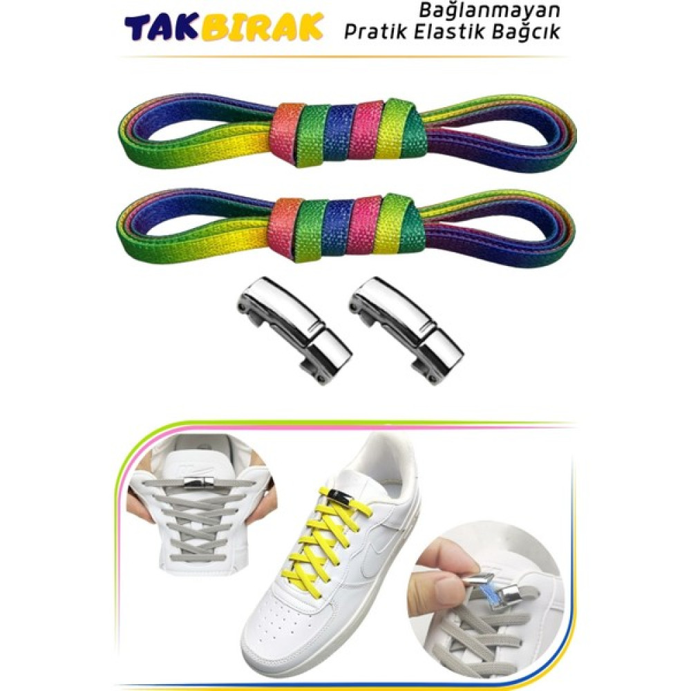 ipekbazaar Takbırak Mıknatıslı Lastikli Ayakkabı Bağcığı, Akıllı Bağcık, Bot, Çocuk, Spor Converse Nike Bağcık Kadın Ayakkabıları Fiyatı